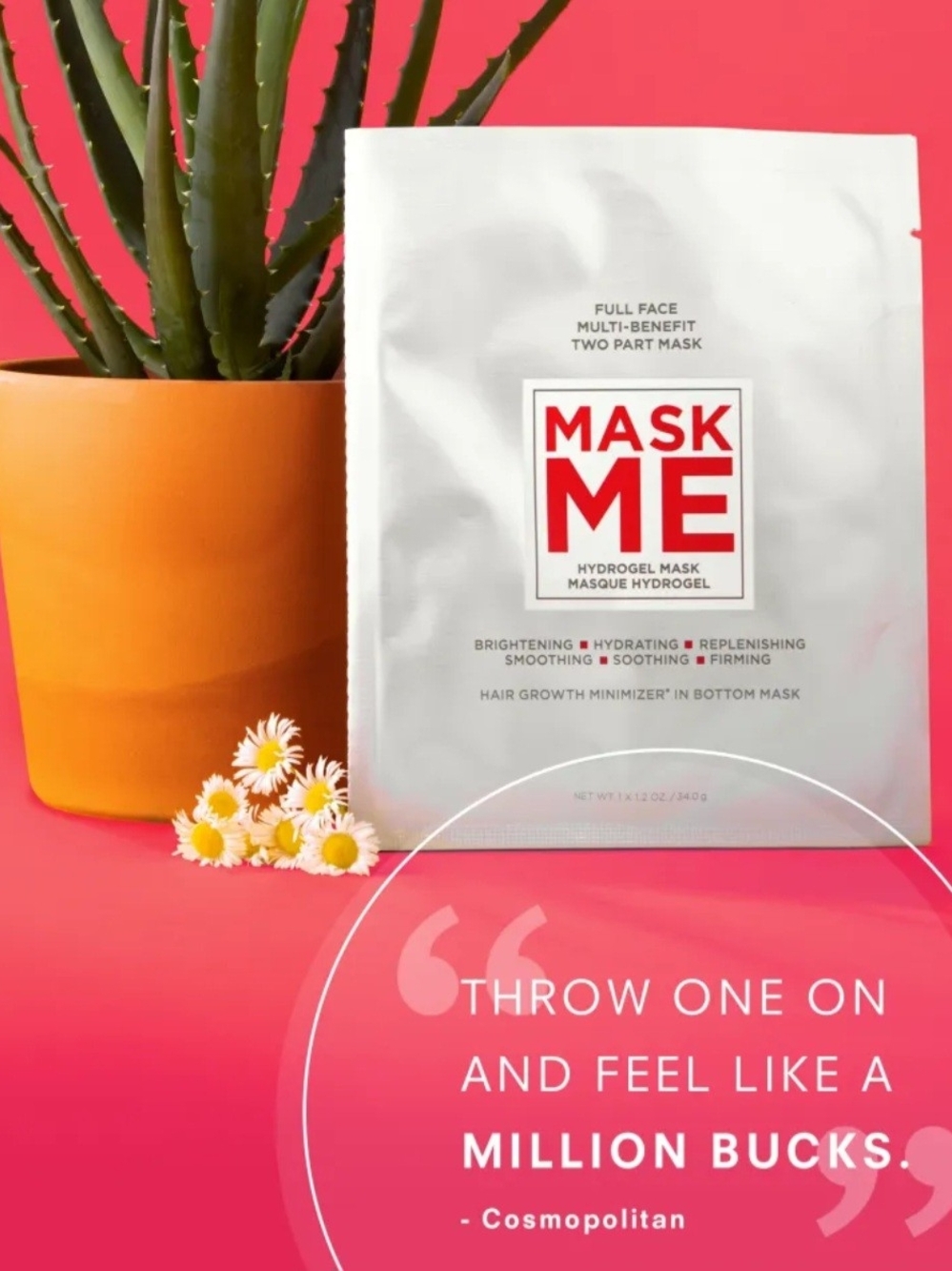 The European Wax Center Mask Me Hydrogel 2 Pc Face Mask